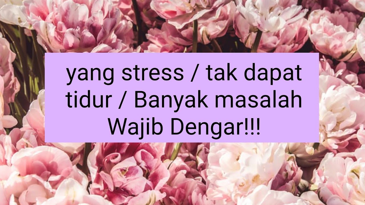 Zikir Ketenangan  Lullaby  penenang anxiety  peneman tidur  ubat