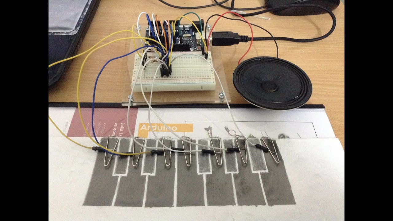 DIY Piano with Arduino - YouTube