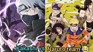 KAKASHI VS NEJI ,KIBA AND NARUTO