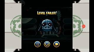 Angry Birds star wars Level Failed screen