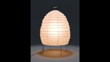 Akari Floor Lamps Reel #lamp #b3d #blender #3d #3danimation #vitra #japanese #light #japan