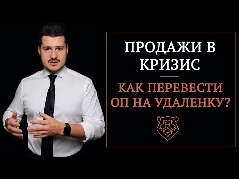 Отдел продаж НА УДАЛЕНКЕ. Как увеличить продажи в кризис!