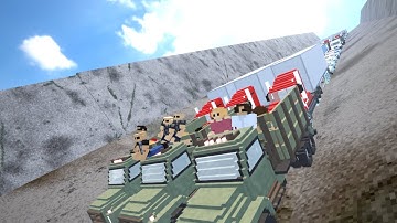 Traffic Dynamic ragdolls Realistic Physics Teardown ep. 2