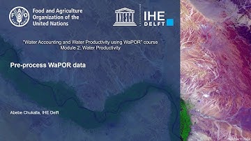 [WAPOROCW] M2-2.1 Pre process WaPOR data MODULE 1 Python