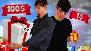 Wij kochten 24 uur lang cadeautjes voor elkaar.. (BEST FRIEND CHALLENGE)