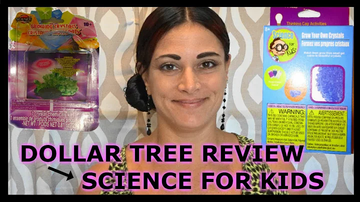 DOLLAR TREE REVIEW | GROW CRYSTALS | SCIENCE FOR KIDS