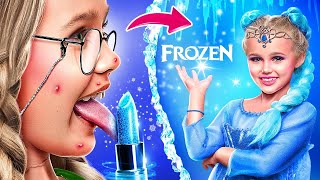 How to Become Elsa! From Nerd to Popular Elsa!