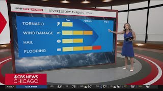 Monday storms could cause flash flooding in Chicago area