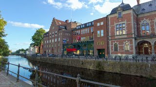 Walking in Uppsala, Sweden - Walk Along The River Fyrisån (4K)