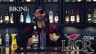 Liqr - How to Make a Bikini cocktail with Pirate Joe!