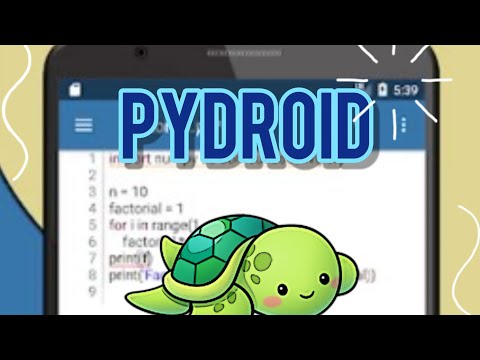 Pydroid tutorial | how to program a turtle graphics | Python.