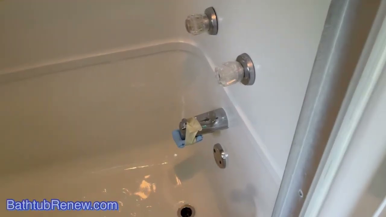 Fiberglass tub repair and blend colour to match YouTube