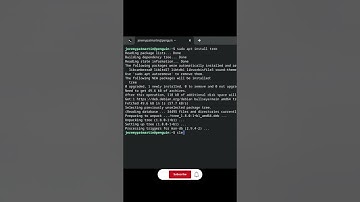 How to install and use Tree on ChromeOS, Crostini, Linux Terminal
