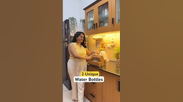 2 unique water bottles😱🫧 #shorts #youtubeshorts #amazonfinds #bottles #organizer #waterbottle