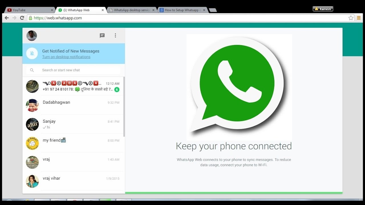 why is whatsapp not working on my computer