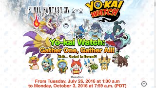 「FINAL FANTASY XIV」Seasonal Event: Yo-kai Watch "All Minion's & Mount"