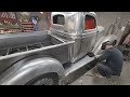 Using 3&quot; exhaust pipe to fabricate running boards on 1935 Plymouth truck