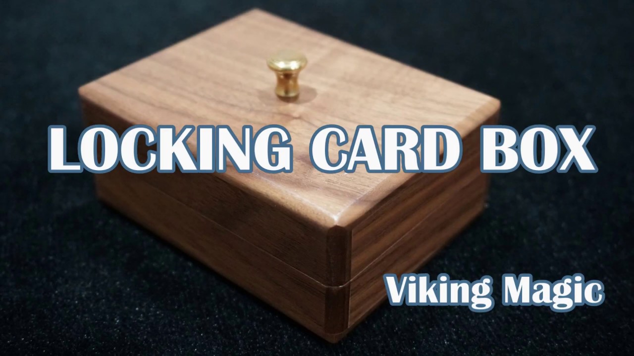 Locking Card Box by Viking Magic / SEO MAGIC - YouTube