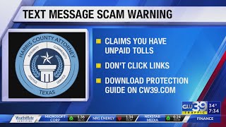 Text Scam Alert: Beware of fake texts from Harris County Toll Road Authority | CW39 Houston