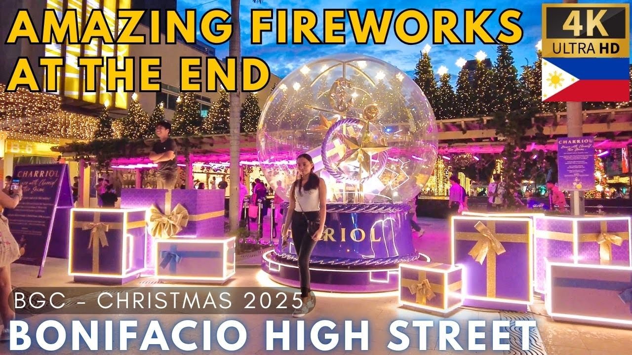 The Most Beautiful Holiday Destination in Metro Manila [4K Walking Tour] Philippines - December 2025