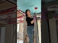 Woman Carpenter Building a Drywall Ceiling #usashorts