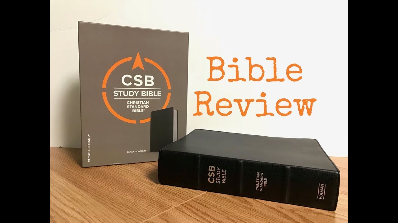 CSB (Goatskin) Study Bible Review - YouTube