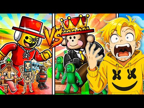 حرب الادمن الاسطورية القرد جاندل ضد سامى صرفت روبوكس كتششير ولكن الحظ حلو ولا خس