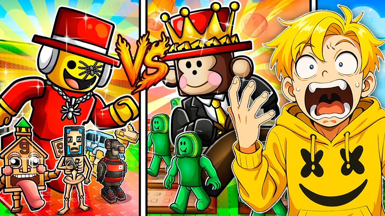 حرب الادمن الاسطورية القرد جاندل ضد سامى + صرفت روبوكس كتششير ولكن الحظ ..! حلو ولا خس 😭💔