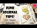 Decorating a botanical journal easy idea for junk journals beginner friendly
