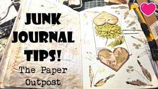 Decorating a Botanical Journal! Easy Idea for Junk Journals! Beginner Friendly!