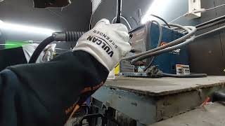 Miller Syncrowave 200 Tig Test Run on Aluminum
