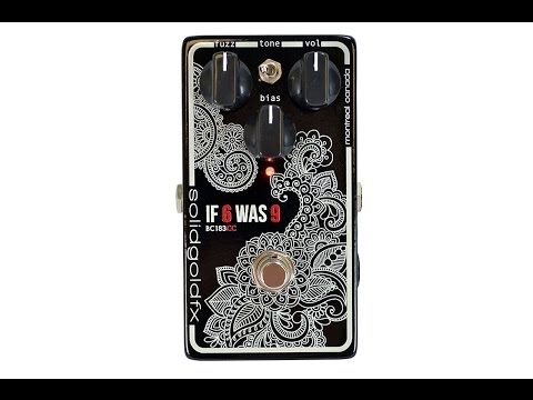 SolidGoldFX If 6 Was 9 Fuzz (Black & Cream)