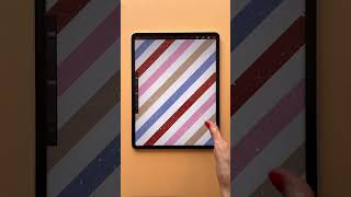 Diagonal Stripes Pattern in Procreate