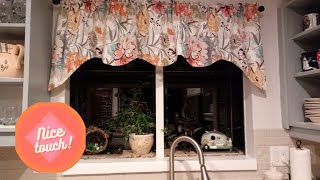 Add the Finishing Touch by making a new Kitchen Valance