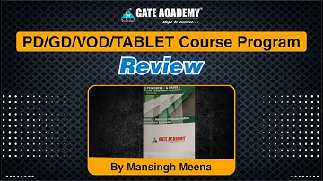 Review of GATE ACADEMY PD/GD/VOD/TABLET Course Program | by  Mansingh Meena | Honest Review