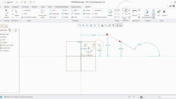 Tangent Constraint in Creo Sketching