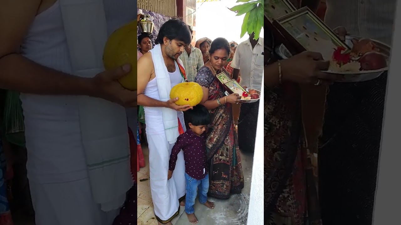 Pala pongallu shed opening in Nagendra Swami Temple, Jinjeru #devotional #housewarming #temple