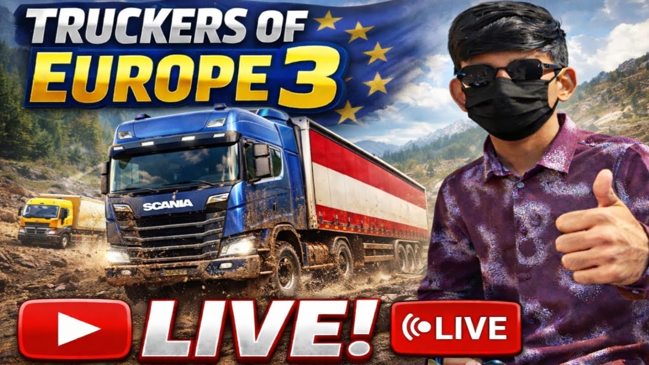 English Truckers of Europe 3 : 👍 Good stream | Playing Solo | Streaming with Turnip