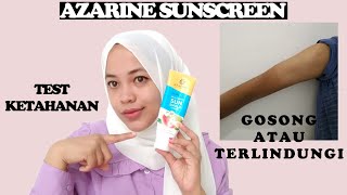 Azarine Sunscreen Review Dan Test Ketahanan