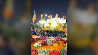 PM Modi holds a grand roadshow amid jubilant crowds in Vijayawada