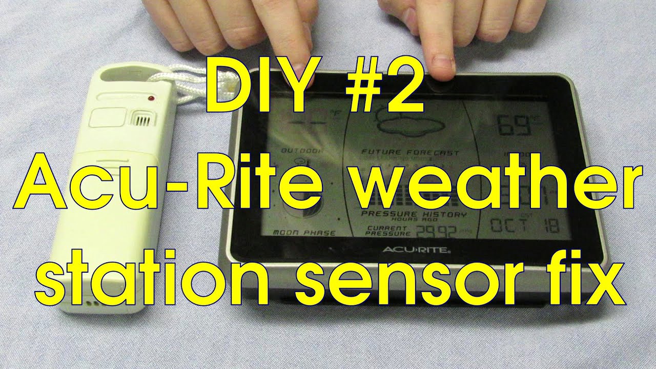 DIY #2 - Acu-Rite weather station sensor fix 