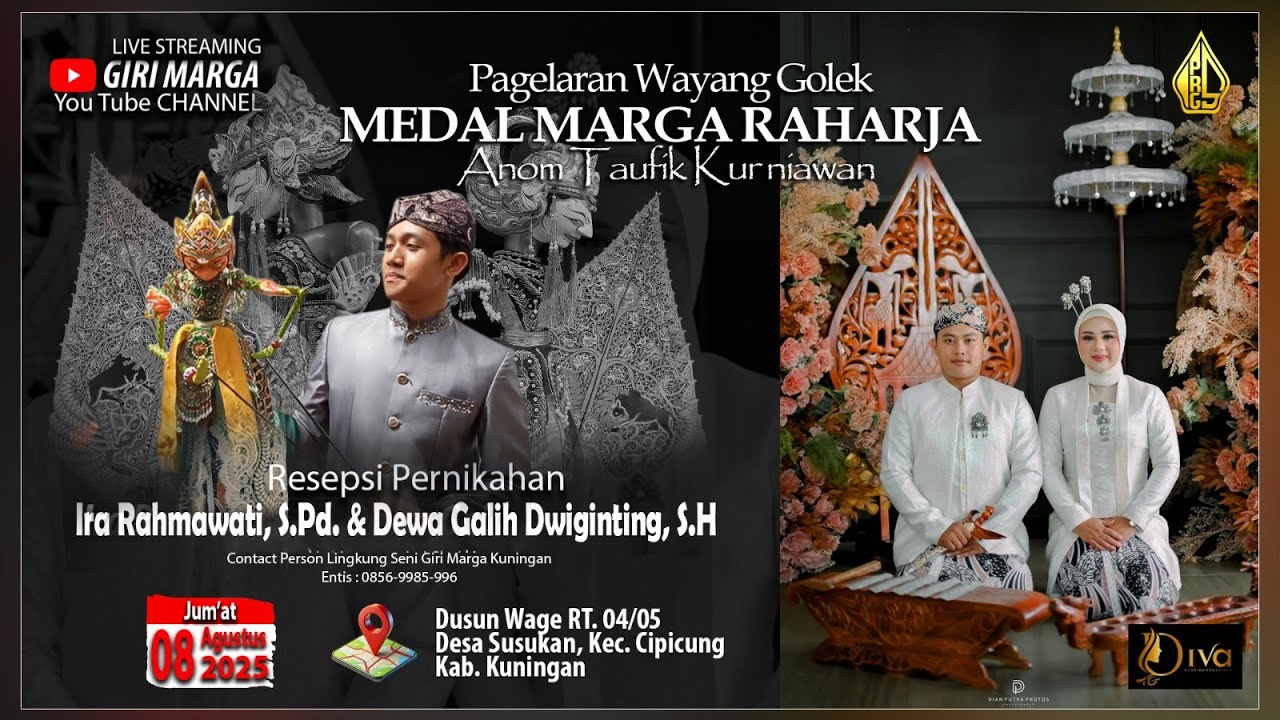 ( LIVE ) WAYANG GOLEK MEDAL MARGA RAHARJA, DALANG KI ANOM TAUFIK KURNIAWAN, LAKON PARTA KRAMA
