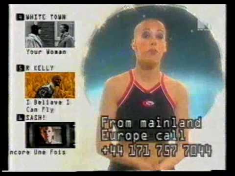 VJ Eden Harel on MTV Europe Select 1997 with a bal...