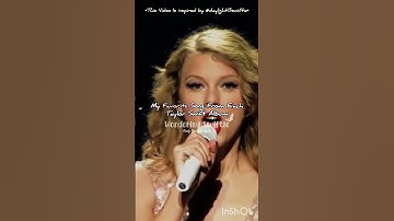 My Favorite Song From Each Taylor Swift Album | #taylorswift #shorts