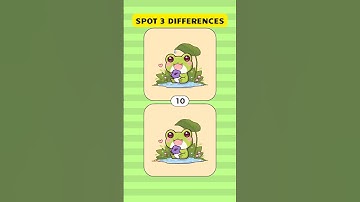 Can You Spot 3 Differences in 10 Seconds? 👀🔥 #Shorts
