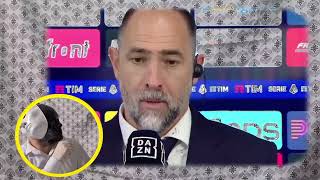Mr Mime Reaction Igor Tudor Intervista Post Genoa 0 vs 1 Lazio 19/04/2024