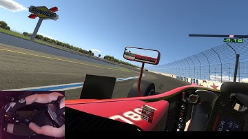 iRacing Dallara F3 at Charlotte Roval in VR Valve Index