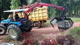 Landini Crab Tractor Loading