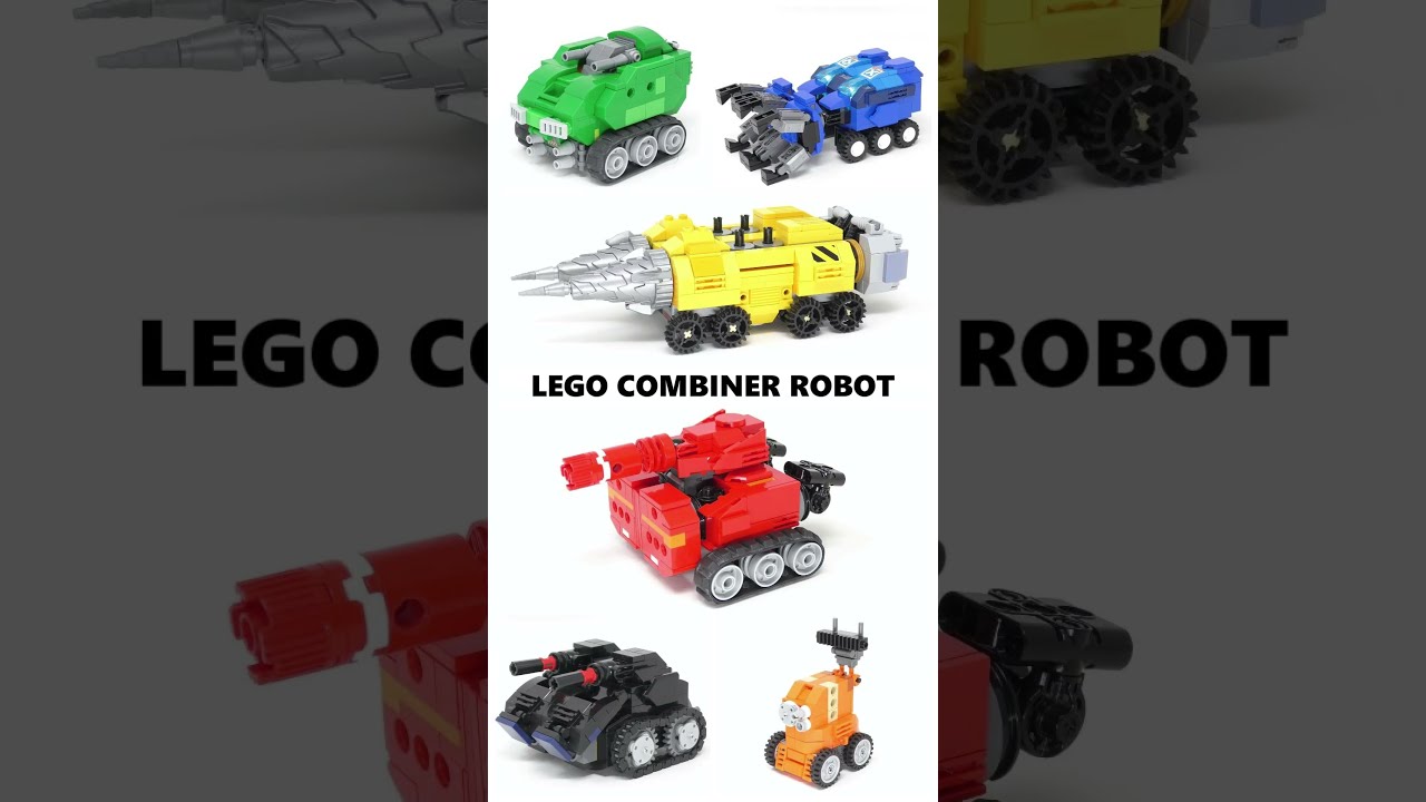 I built a LEGO Combiner robot #shorts #LEGO