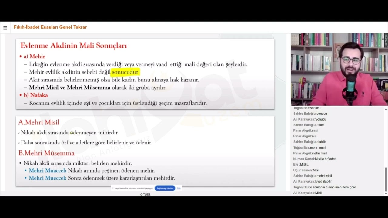 DERS KESİTLERİ - MBSTS Genel Tekrar Kampı - Fıkıh İbadet Esasları - #ags #dkab #dhbt #mbsts #öabt
